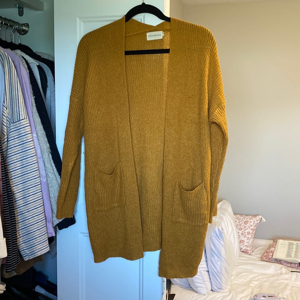 Dreamers orange cardigan